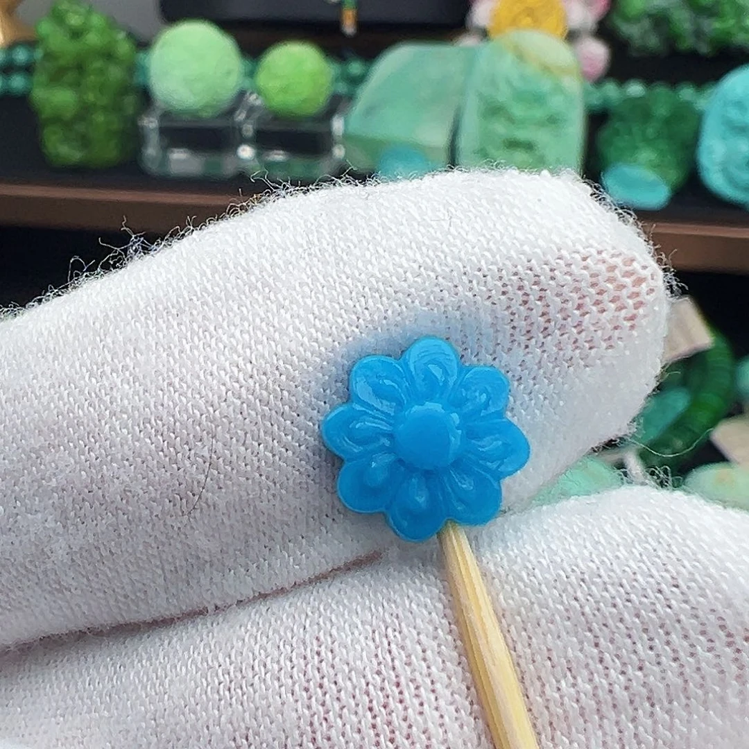 绿松石未镶嵌绿松石主播璐璐