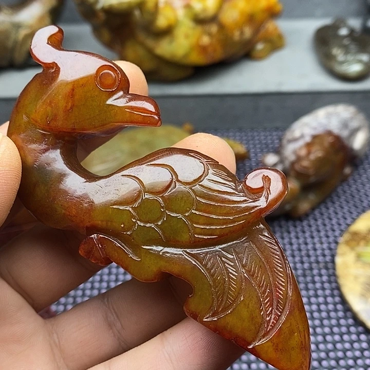 蛇纹石玉合金颈饰