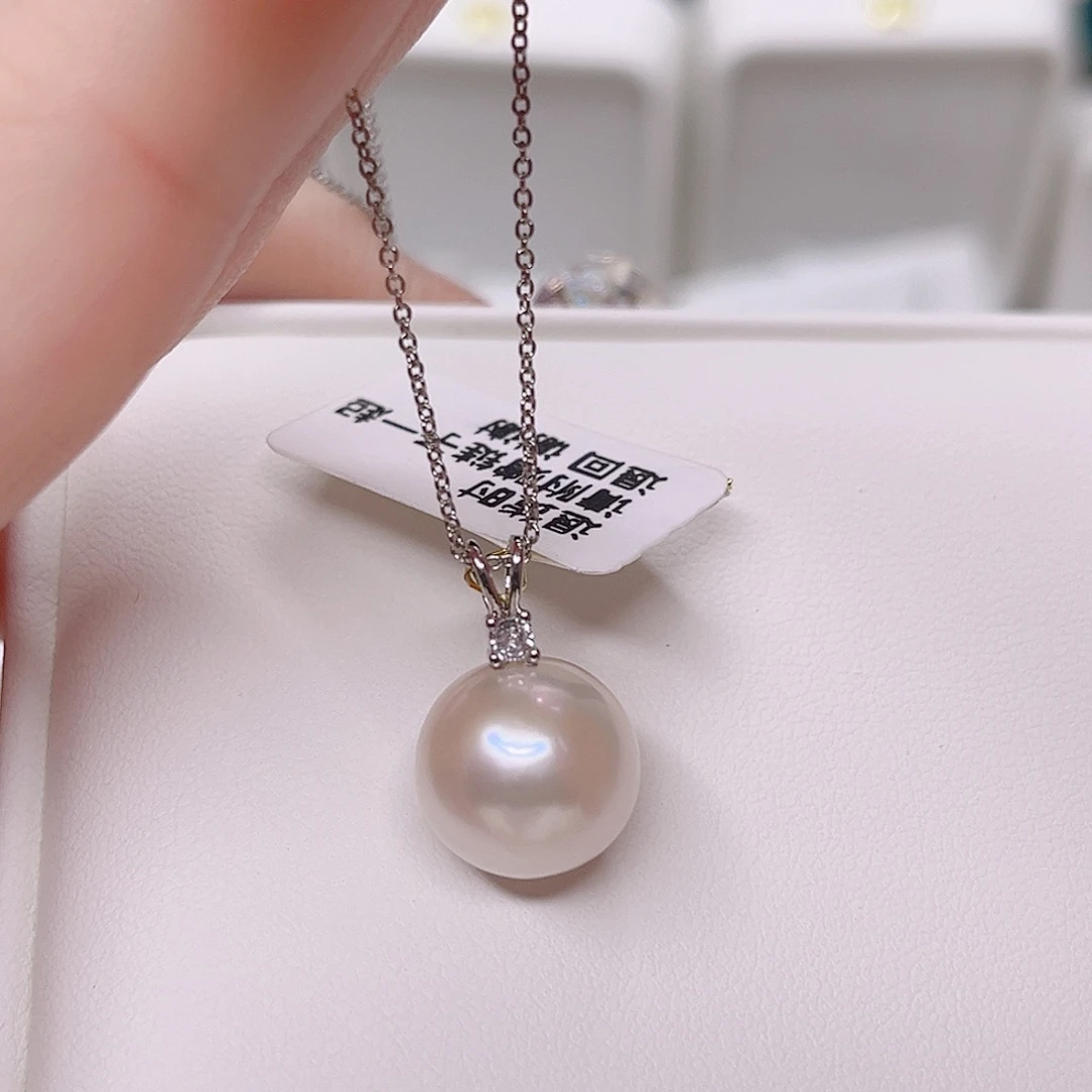 淡水珍珠吊坠(赠链)合金