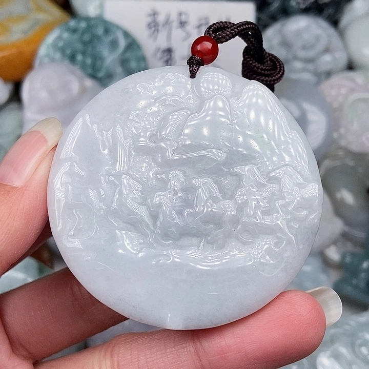 颈饰未镶嵌翡翠翡翠
