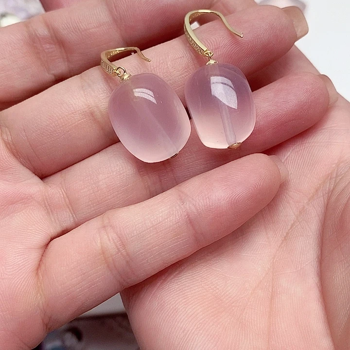 何***杨水晶耳饰未镶嵌水晶7