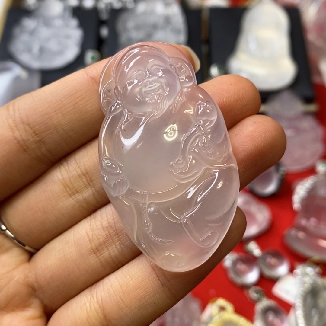 石英质玉未镶嵌吊坠