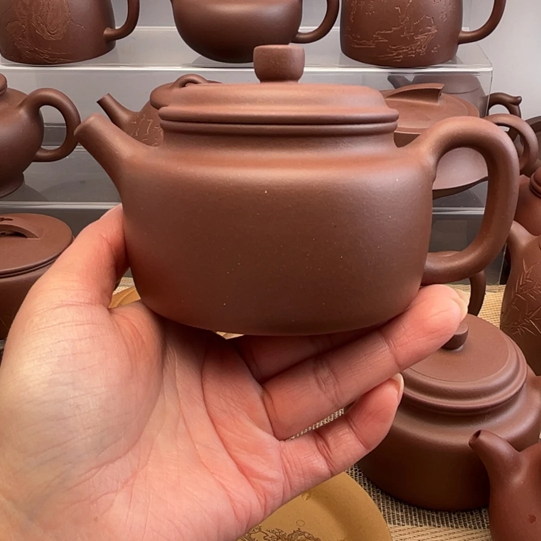 紫砂茶壶底槽清德钟微瑕