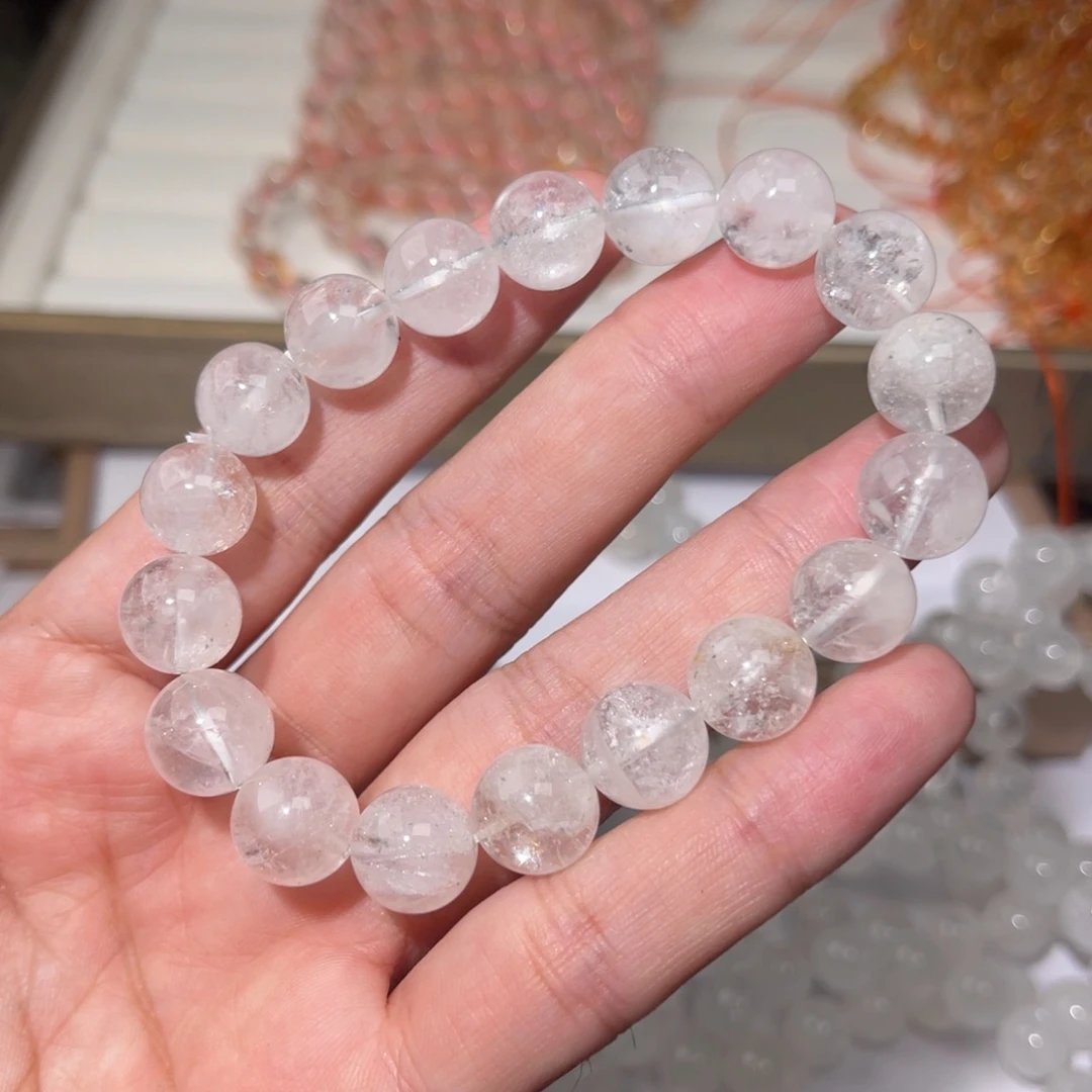 水晶手链未镶嵌白幽灵043