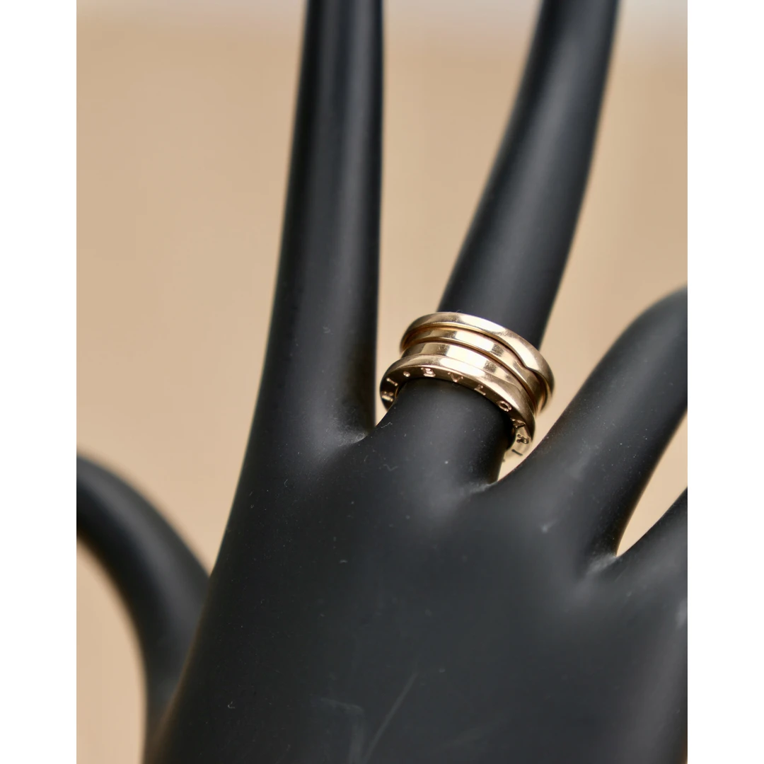 99新 BVLGARI/宝格丽 嘉壹(N1567)B.Zero1 弹簧三圈经典戒指