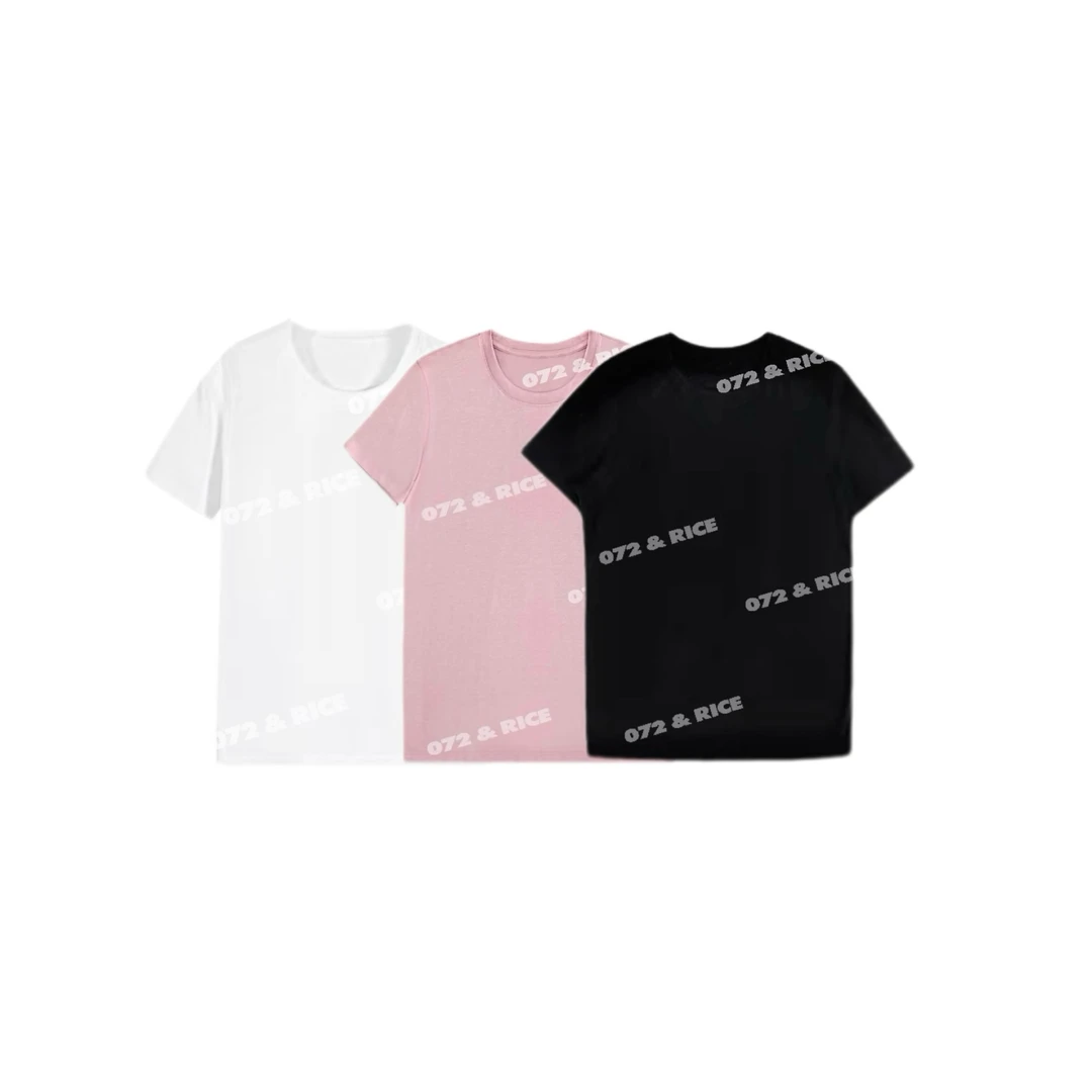 072 & RICE【空气TEE】莱赛尔+新疆长绒棉 夏季圆领短袖T恤 QD0108