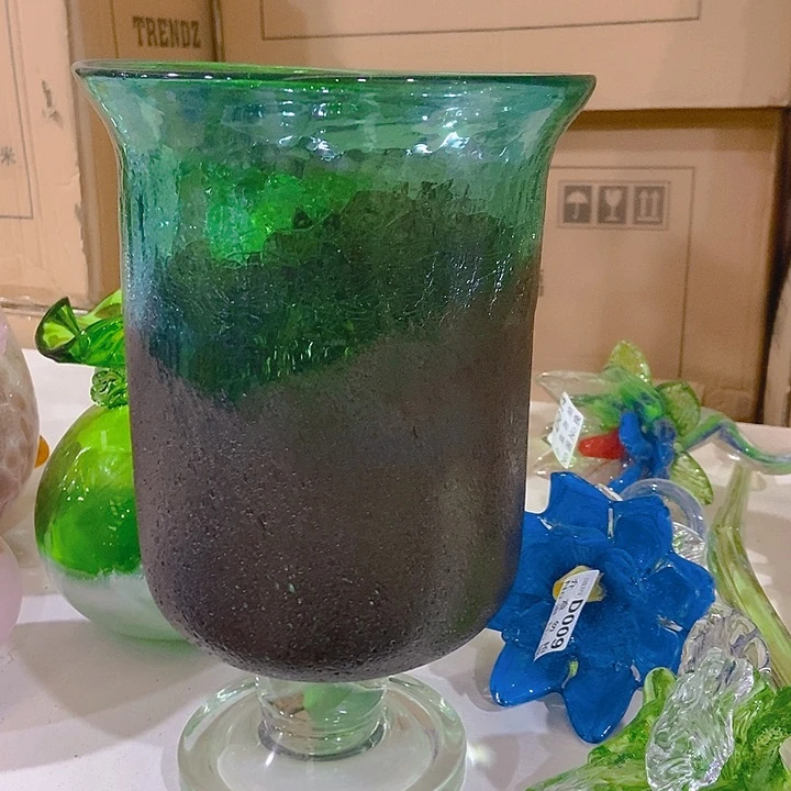 琉璃琉璃花瓶高27k 15