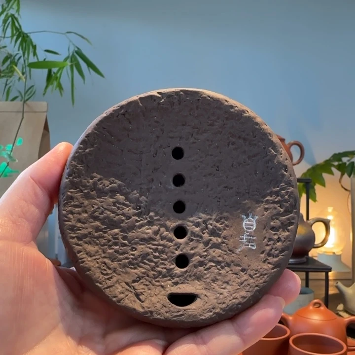 茶叶罐紫砂自在小壶承