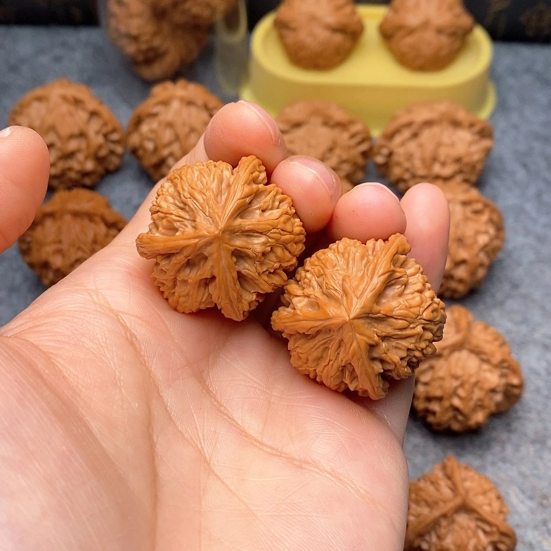 文玩核桃把件御龙三棱32加全品