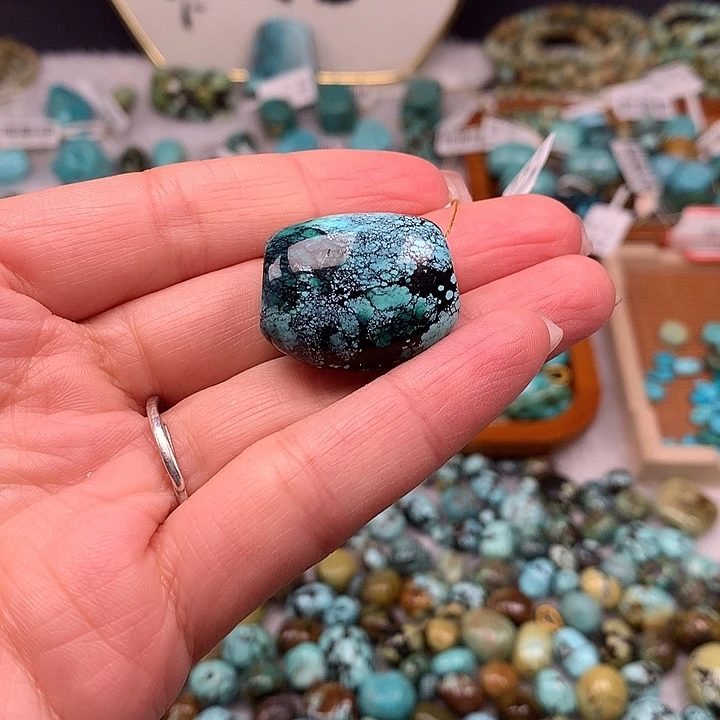 绿松石未镶嵌扣子扣子