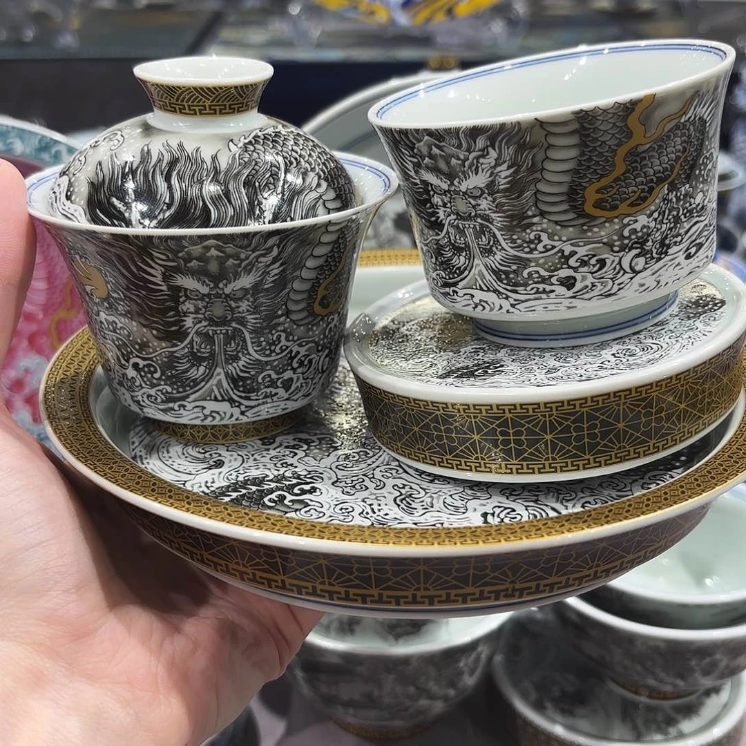 瓷片景德镇瓷器艺术半手