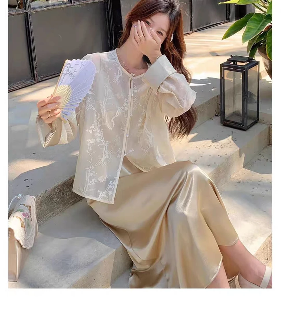 2025薄款新中式国风外搭复古风防晒衣外套上衣时尚百搭显瘦正肩款