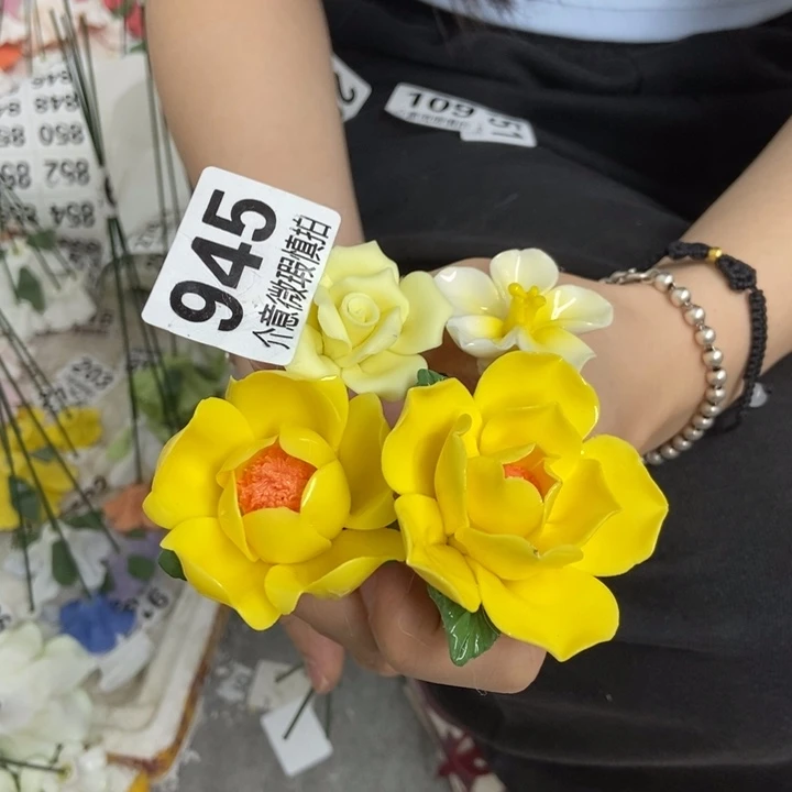 杯手工制作陶瓷花