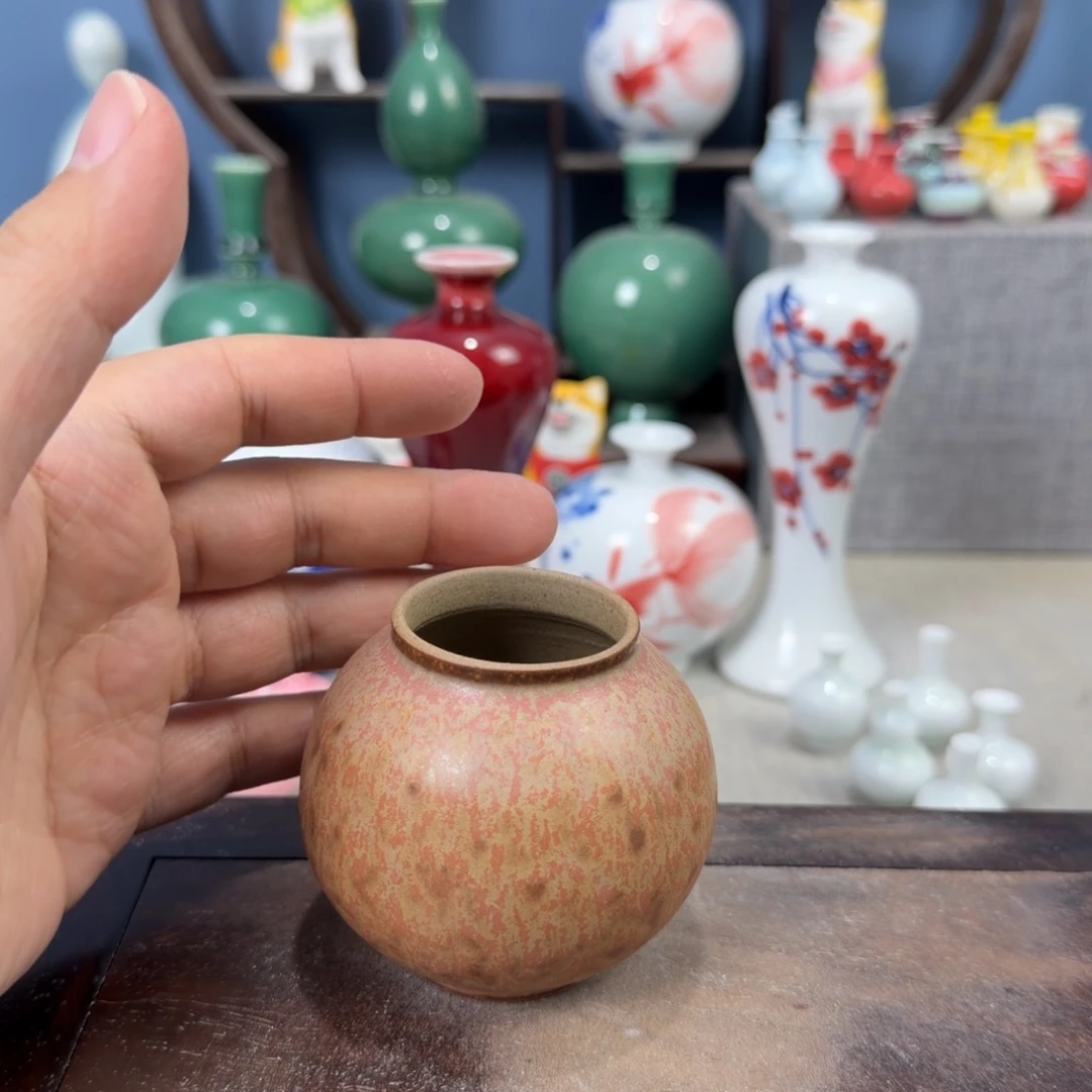 陶瓷手工小花器摆件