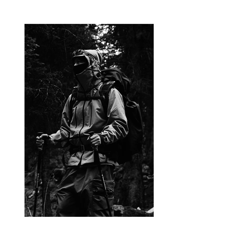 【柒柒专属】山系秋冬纯色圆领拉链长袖保暖棉服户外防水运动滑雪服