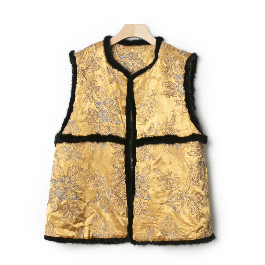 ROSS KANE 国风中长款马甲MJ9747