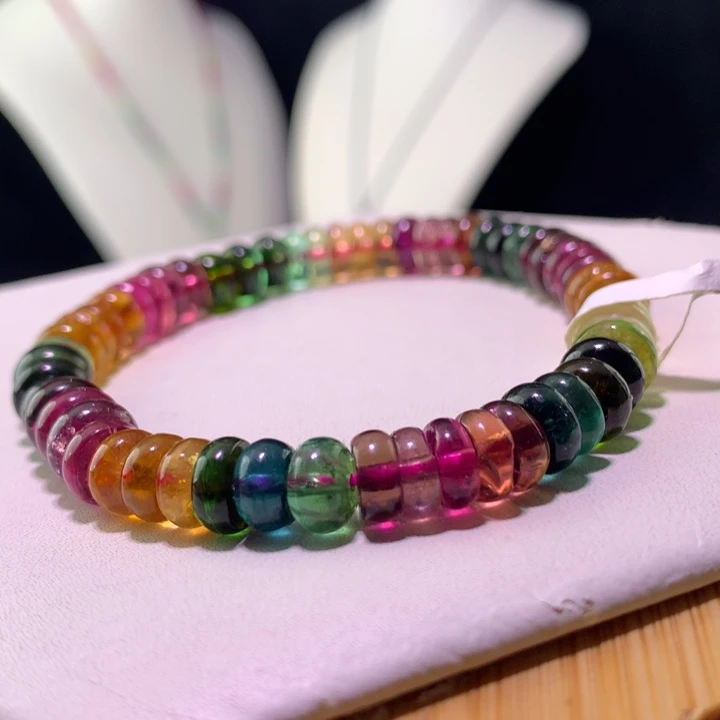 双色碧玺手链未镶嵌