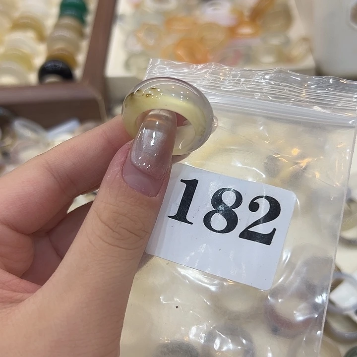 合金戒指玛瑙/玉髓182港15