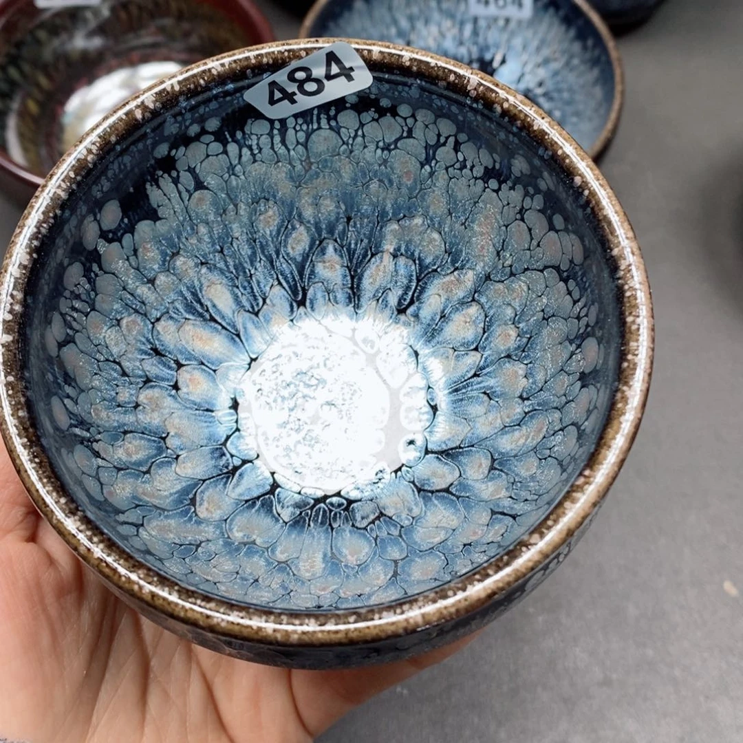 茶盏大*建窑建盏主人杯484