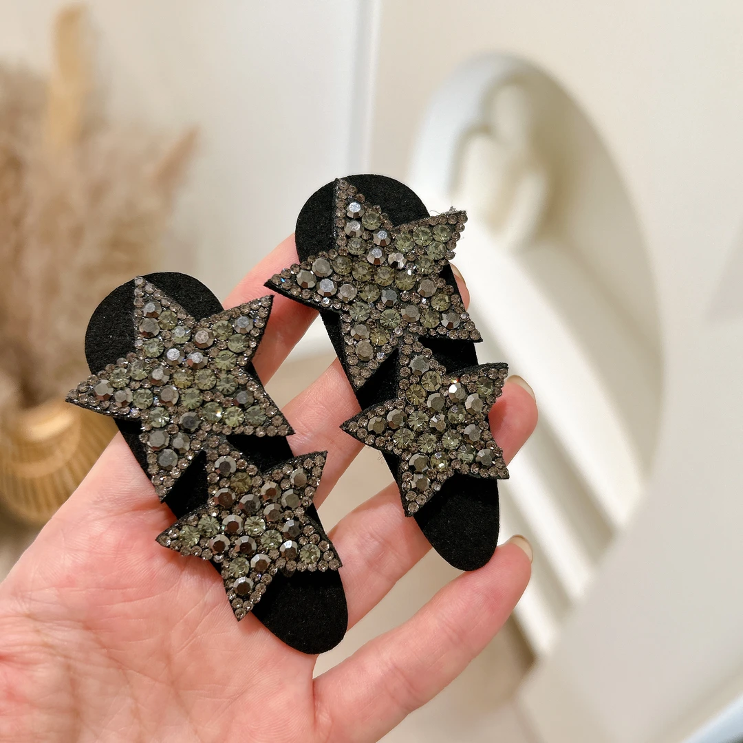 星星对夹女极简风边夹日韩轻奢发夹刘海夹头饰网红后脑勺碎发夹