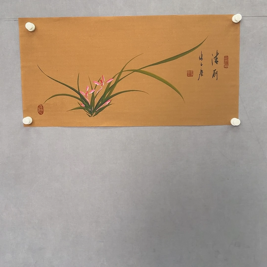 国画亲笔手绘真人手绘