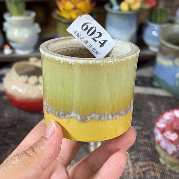 口6 手工花盆满30包邮