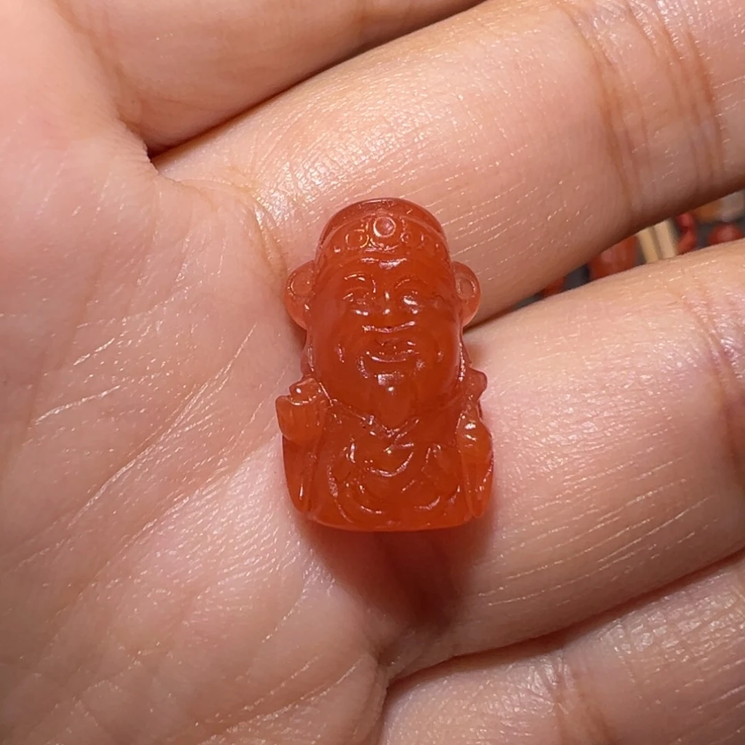 南红玛瑙珠宝奇石未镶嵌财神