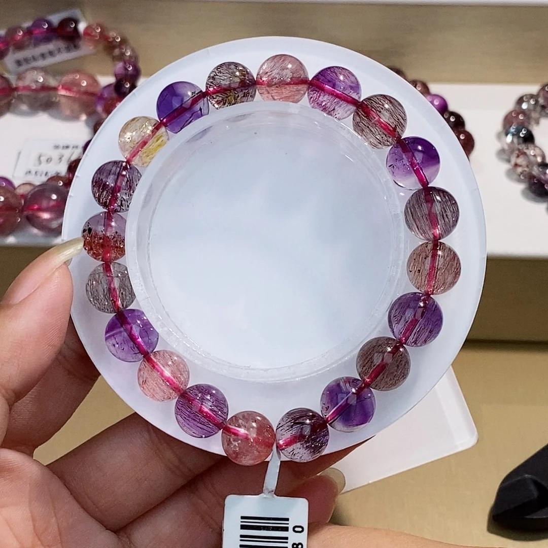 水晶手链未镶嵌黑加仑9