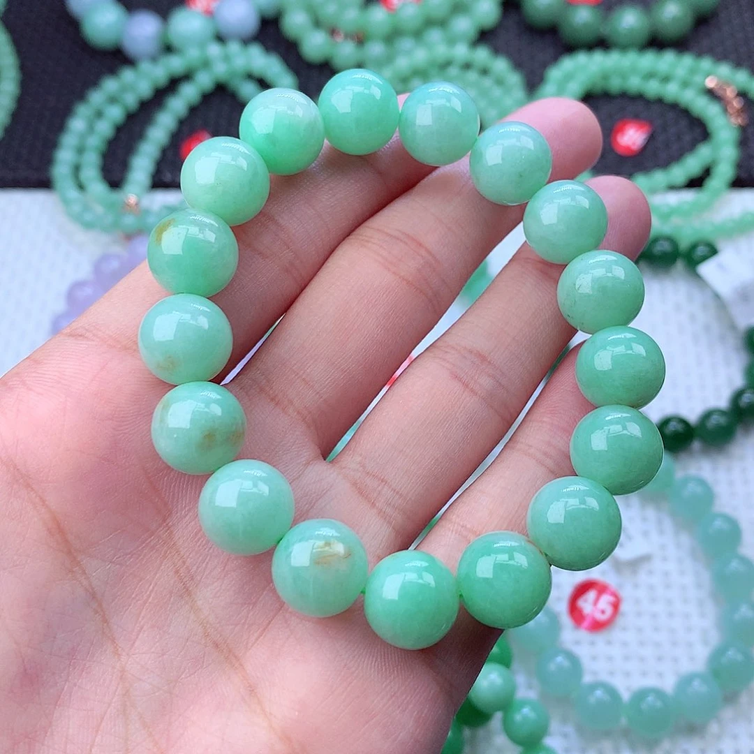 翡翠未镶嵌毛衣链