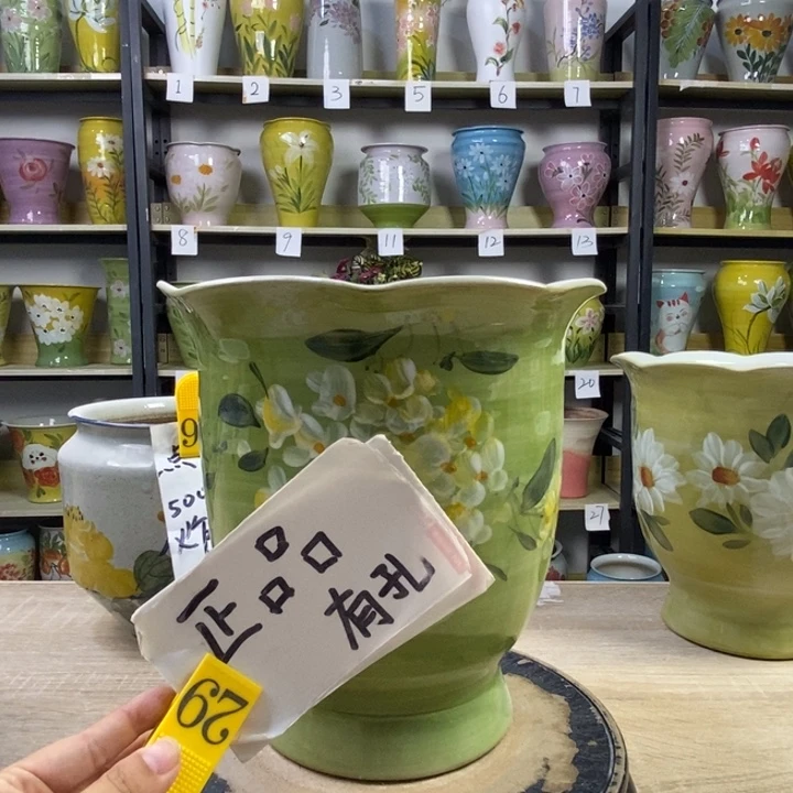 景德镇高温陶瓷花盆