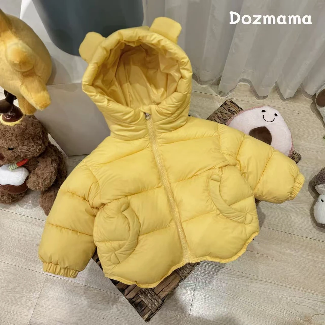 Doz【奶黄包】小童冬款外套女童休闲婴幼童棉服-D25014