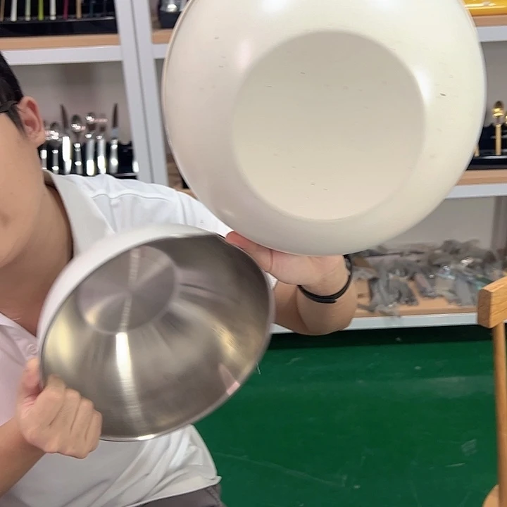 不锈钢料理盆2个中号大号