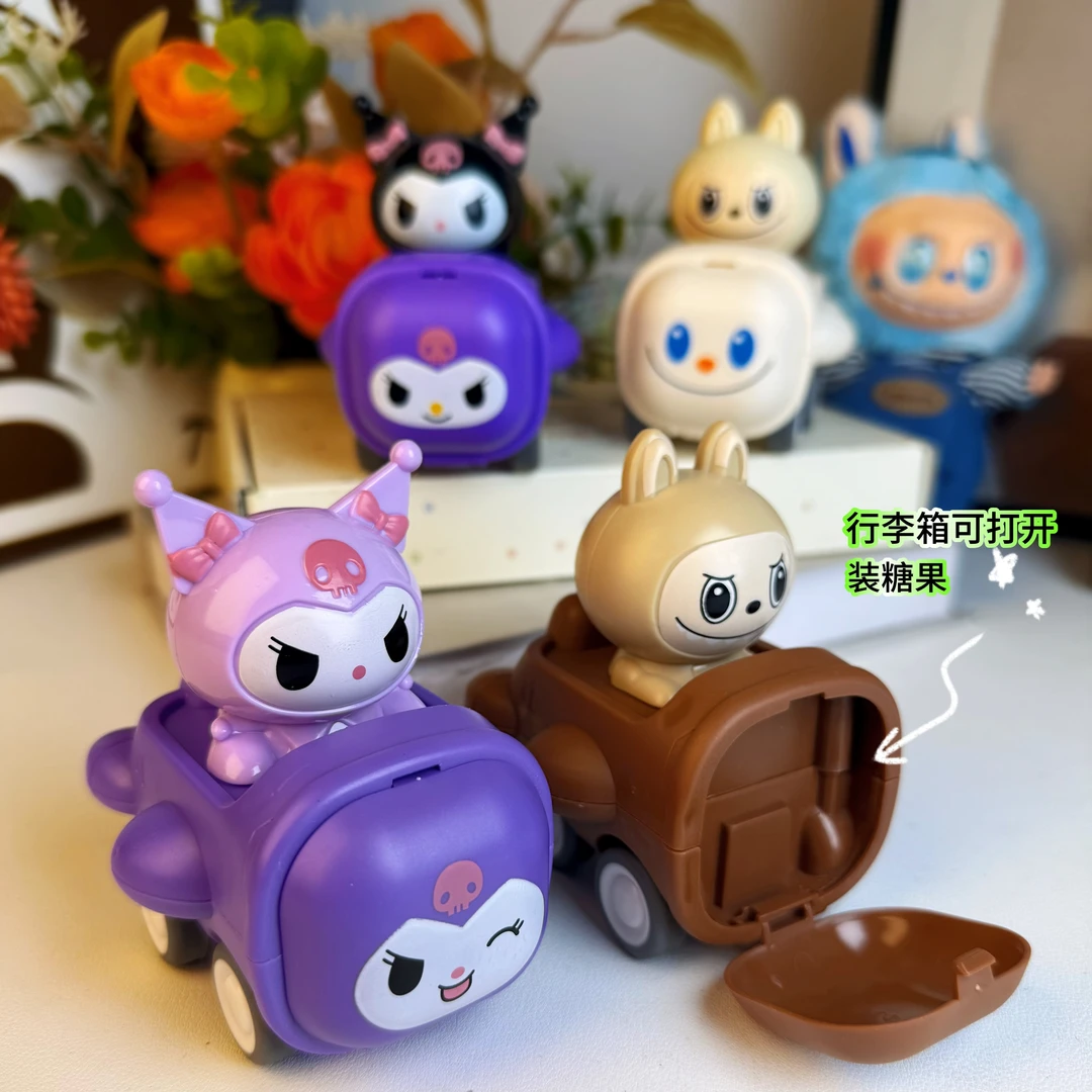 阿布惯性小飞机飞机库洛米Q萌造型收纳小物件