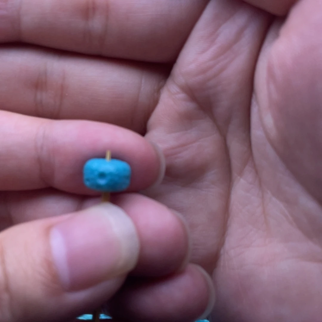 未镶嵌绿松石珠宝奇石卡10-6