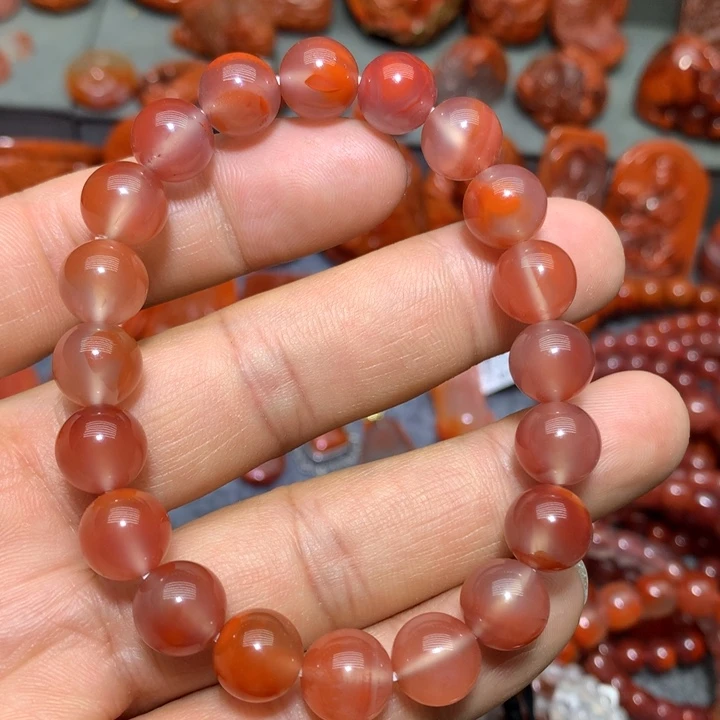 南红玛瑙手串未镶嵌10m m