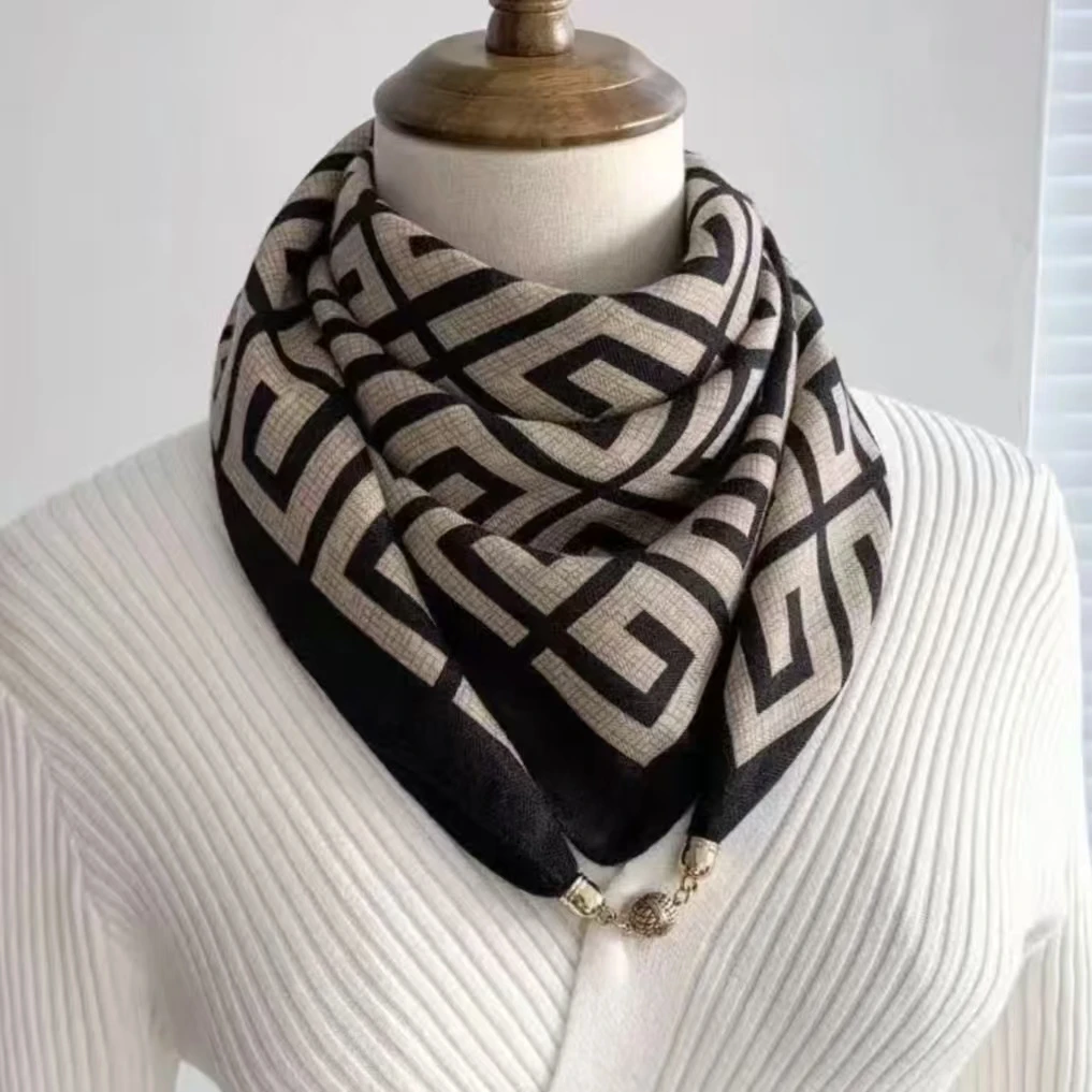 SJ177织梦回廊70*70丝巾围巾