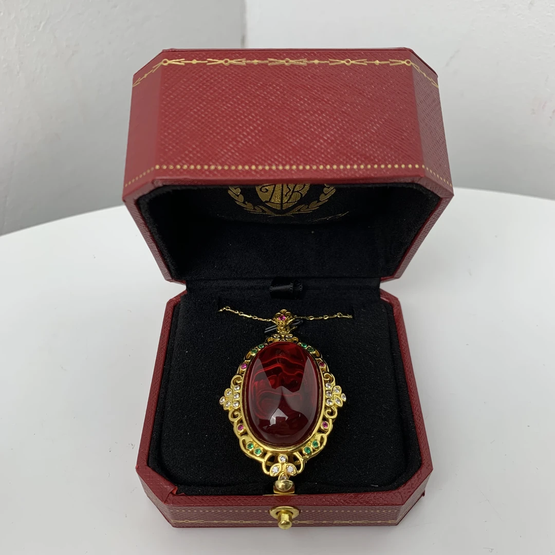 4901红项链--红--精工红项链赠礼盒hong