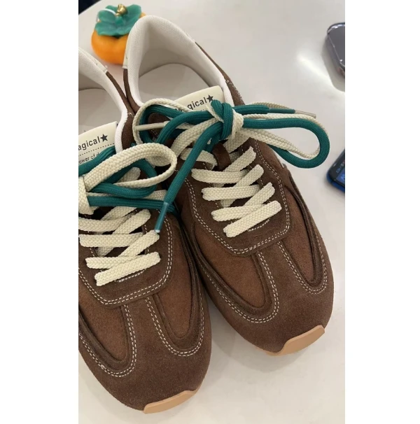 早秋复古感双鞋带休闲鞋