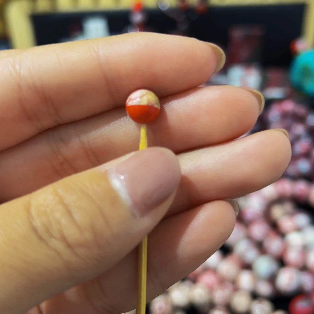 玛瑙/玉髓朱砂原石卡7未镶嵌