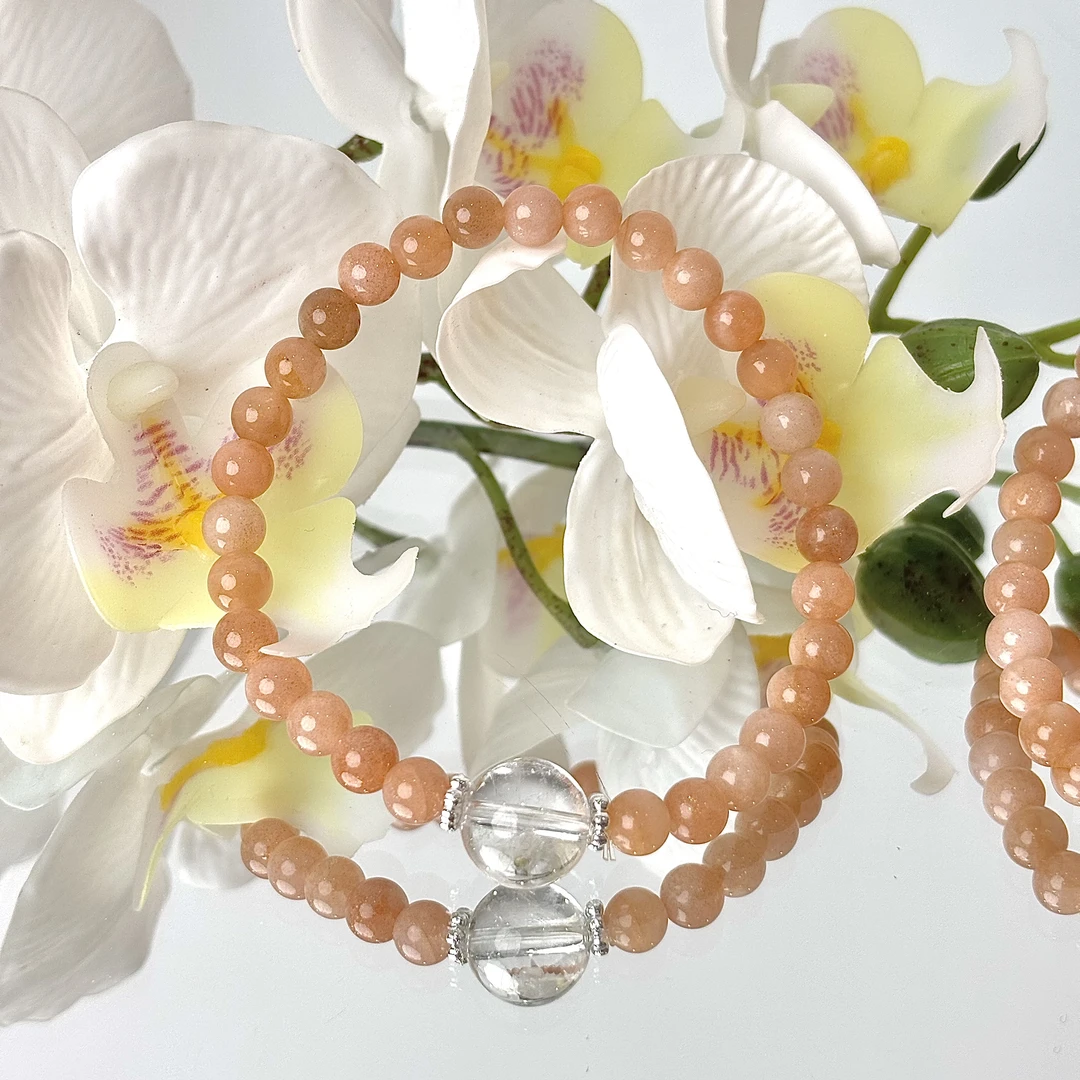 【橘子海2.0】太阳石6mm手串面小仙多样性发其一