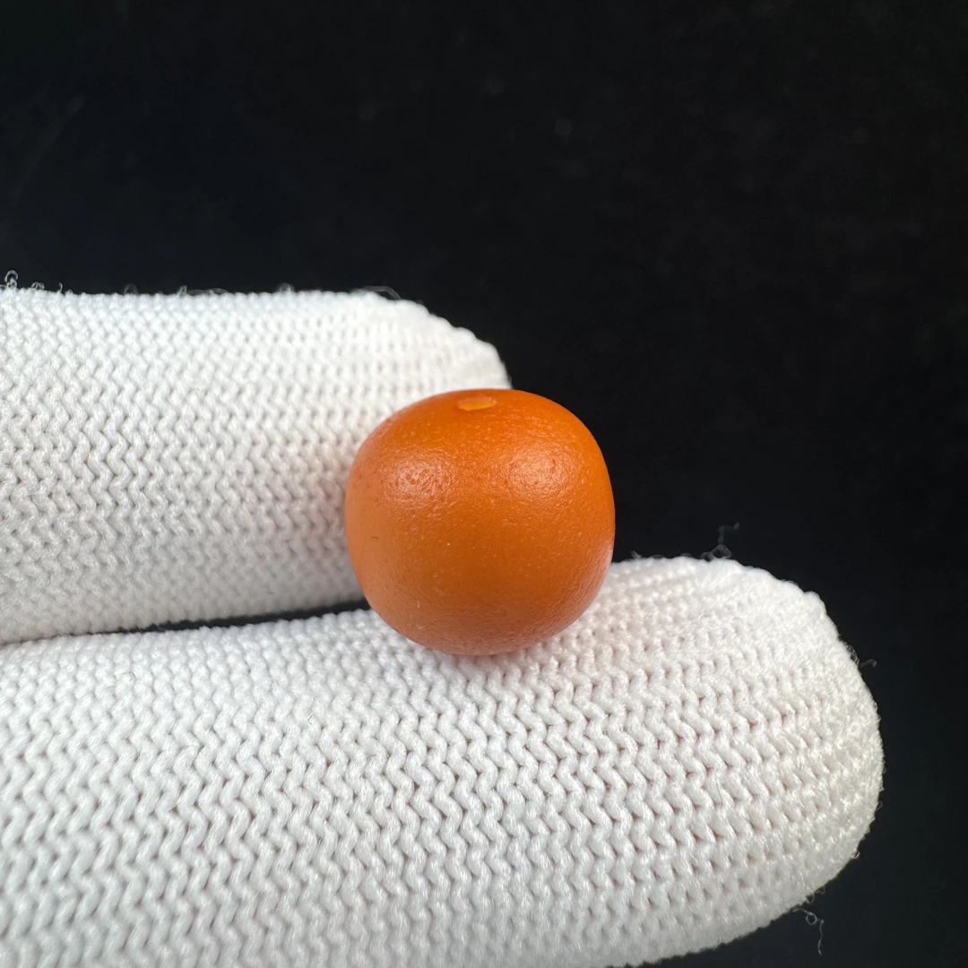 A8969天然原矿蜜蜡 老蜡墩子13*11.5mm支持复检假一罚十