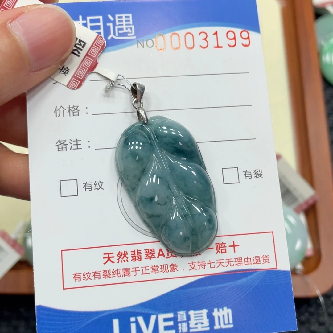 颈饰未镶嵌翡翠翡翠吊坠3199