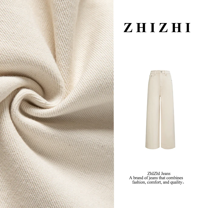 浅色九分直筒牛仔裤女春季高腰宽松休闲小个子阔腿奶奶裤