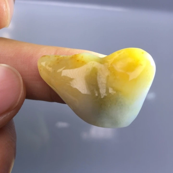 翡翠18K金镶嵌颈饰缅甸天然翡翠吊坠牌子珠子平安扣