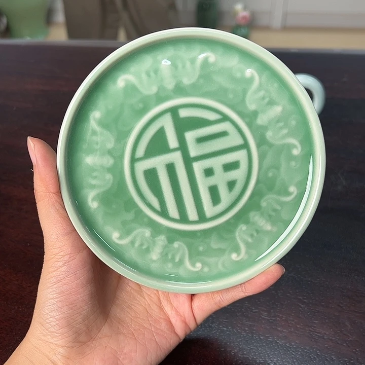 龙泉云间青瓷小米茶器