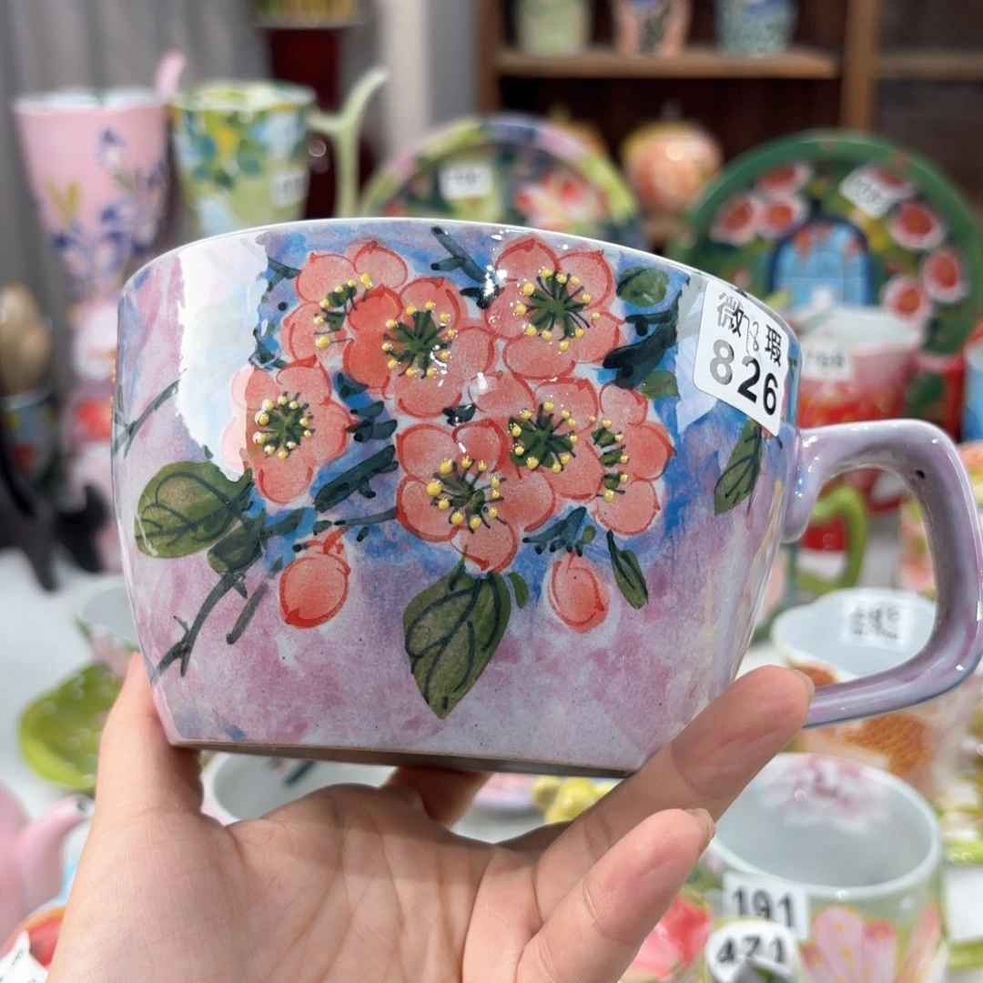 景德镇手绘高温釉下彩陶瓷茶具