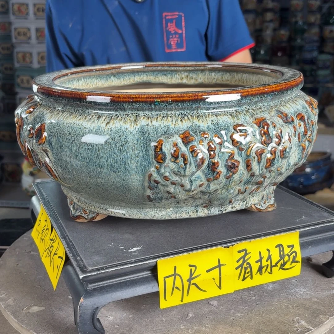 一风堂石湾花盆 内26*12