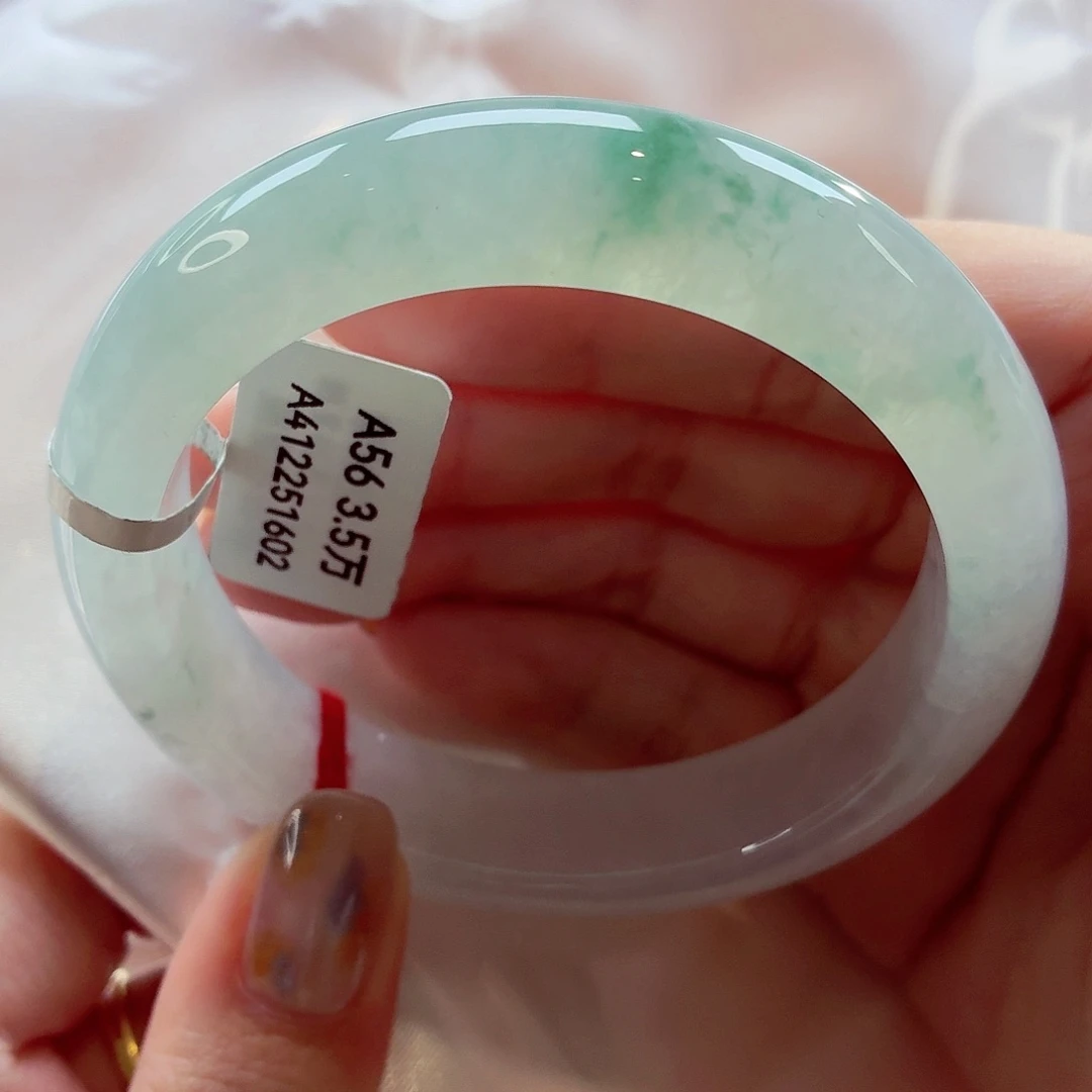 翡翠未镶嵌手镯22（28号）