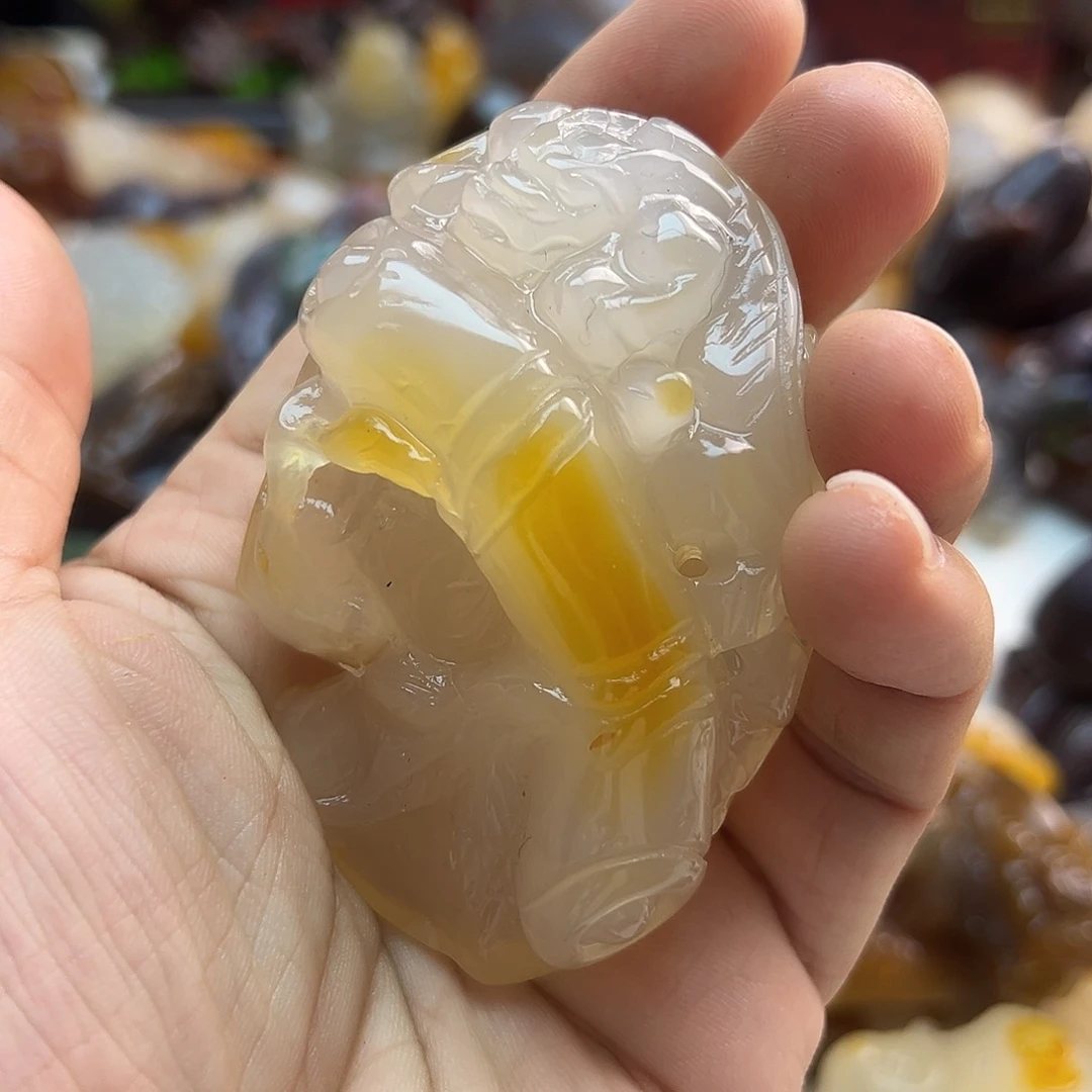玛瑙/玉髓合金颈饰