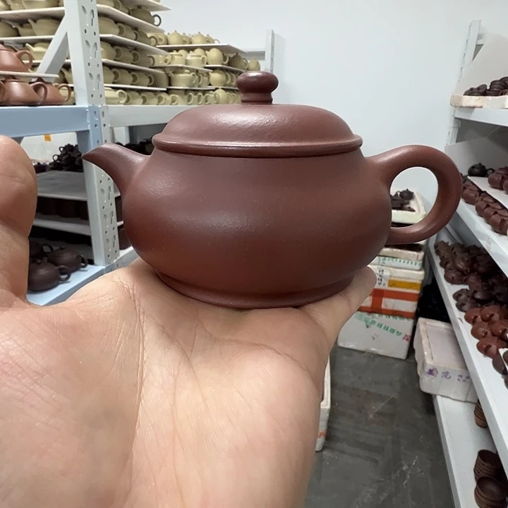 紫砂茶壶溪**客底槽清明炉